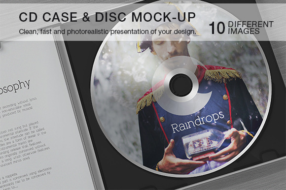 Free CD Case & Disc Mock-up