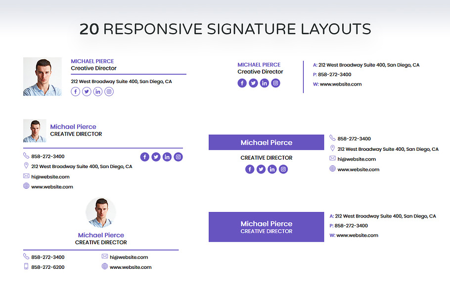 Email Signatures in Email Templates - product preview 1