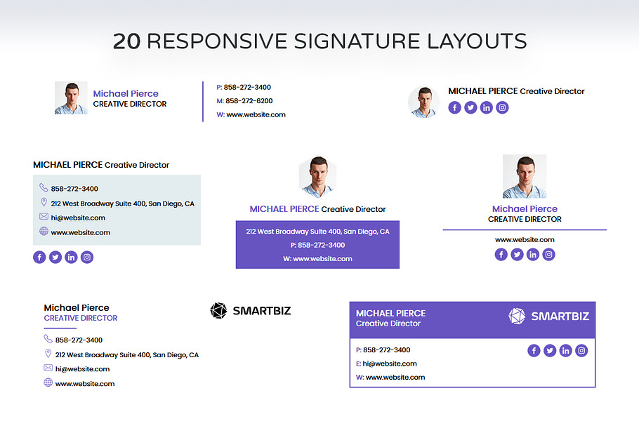 Email Signatures in Email Templates - product preview 2