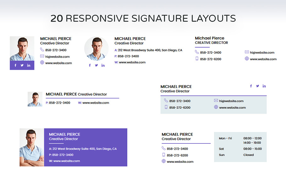 Email Signatures in Email Templates - product preview 3