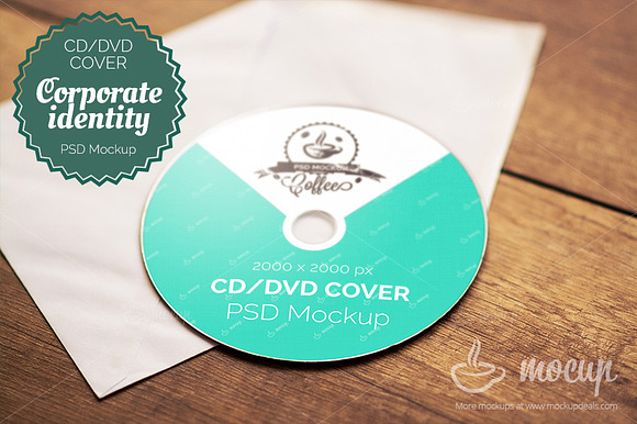 Download CD & DVD Cover Mockup "A"