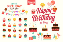Birthday Photoshop Overlays ~ Graphics on Creative Market