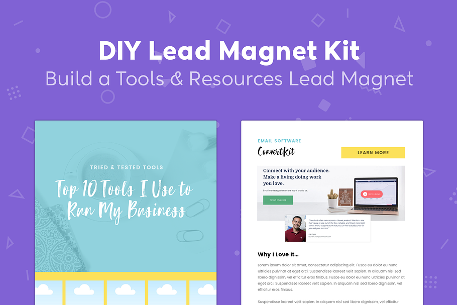 DIY Lead Magnet: Tools & Resources in Email Templates