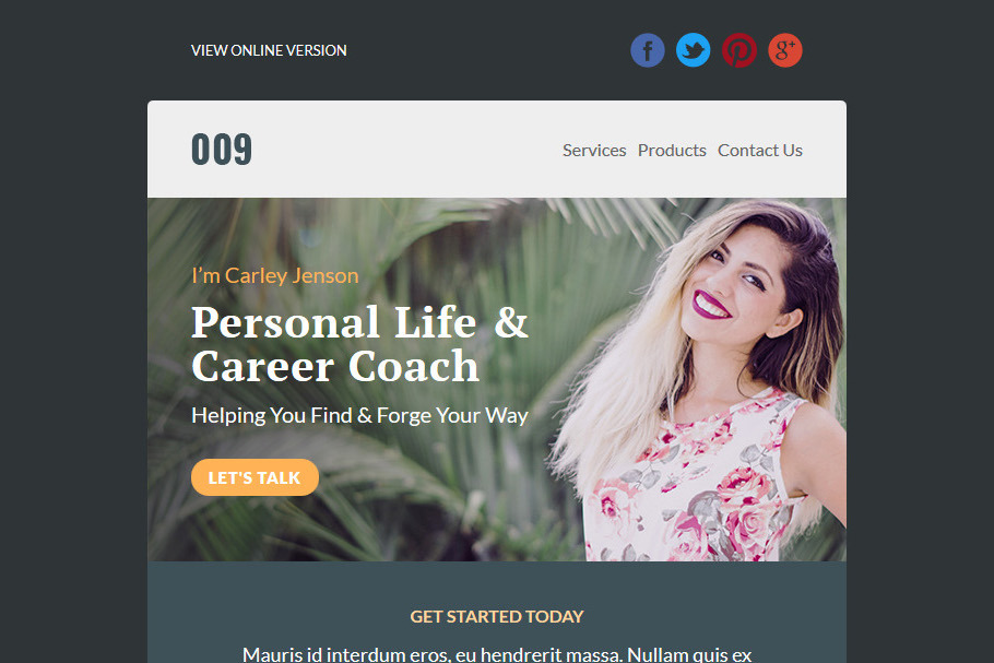 009 - email newsletter templates in Email Templates - product preview 1