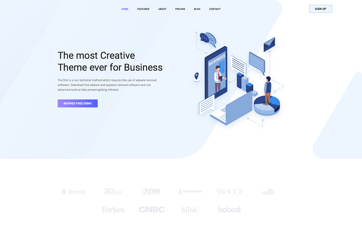 Softland Creative SaaS and Software in HTML/CSS Themes - product preview 1