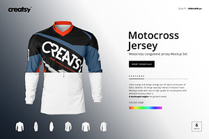 Download Free Motocross Jersey Mockup Set Psd Mockup PSD Mockups.