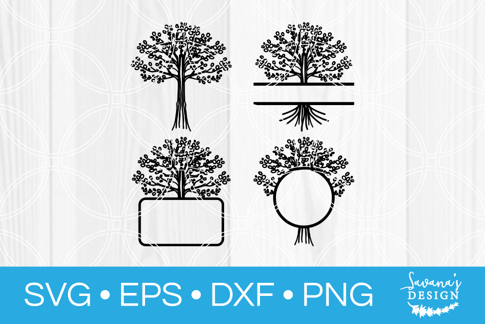 Download Family Tree SVG Cut File Monogram ~ Illustrations ...