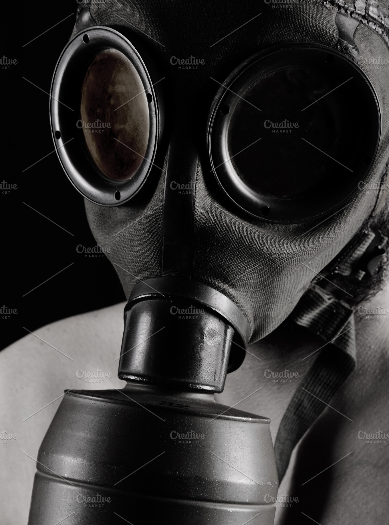Download Gas mask ~ People Photos ~ Creative Market