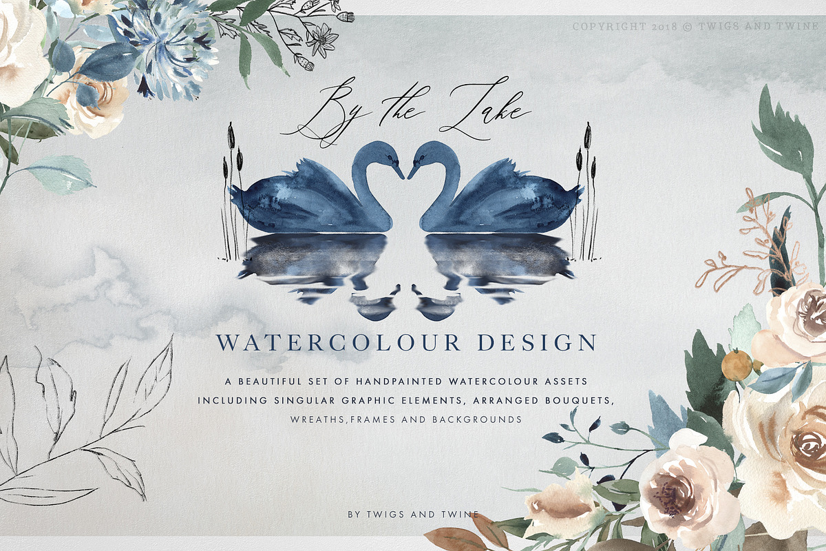 January Sale Huge Watercolor Bundle in Illustrations - product preview 5