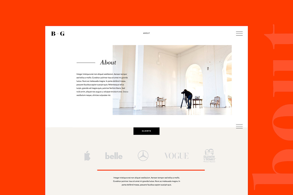 FOLIO | Adobe Muse Template in Website Templates - product preview 3