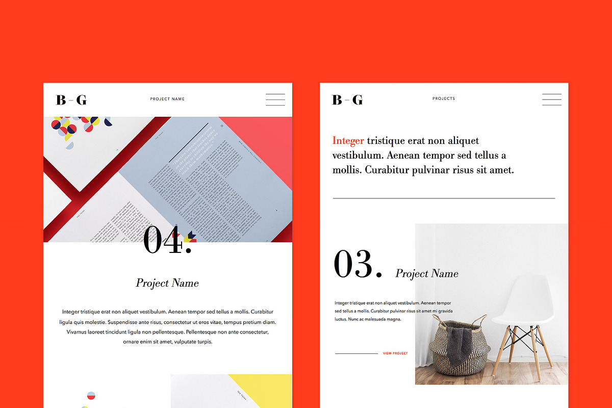 FOLIO | Adobe Muse Template in Website Templates - product preview 7