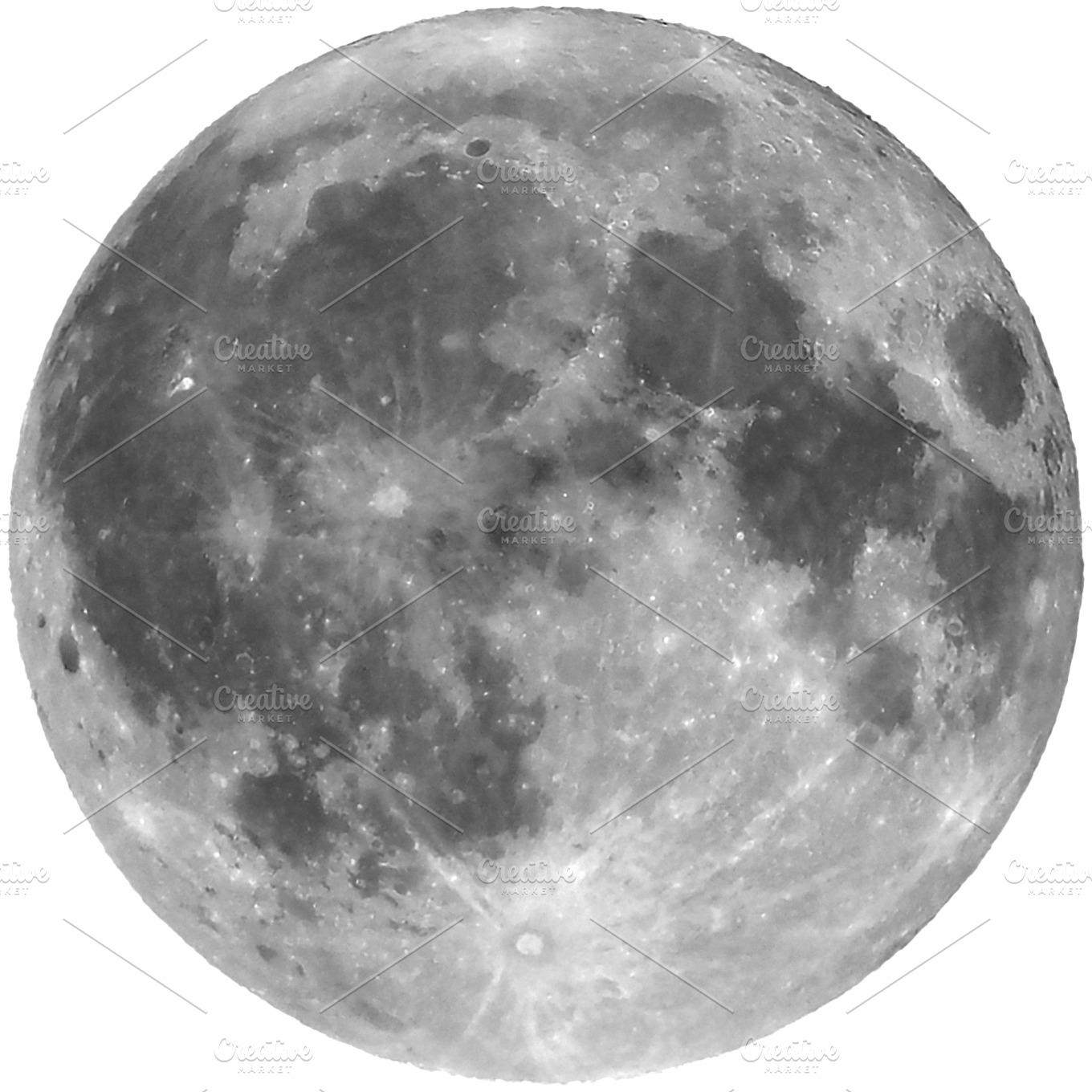 Full moon isolated - transparent PNG ~ Graphic Objects ...