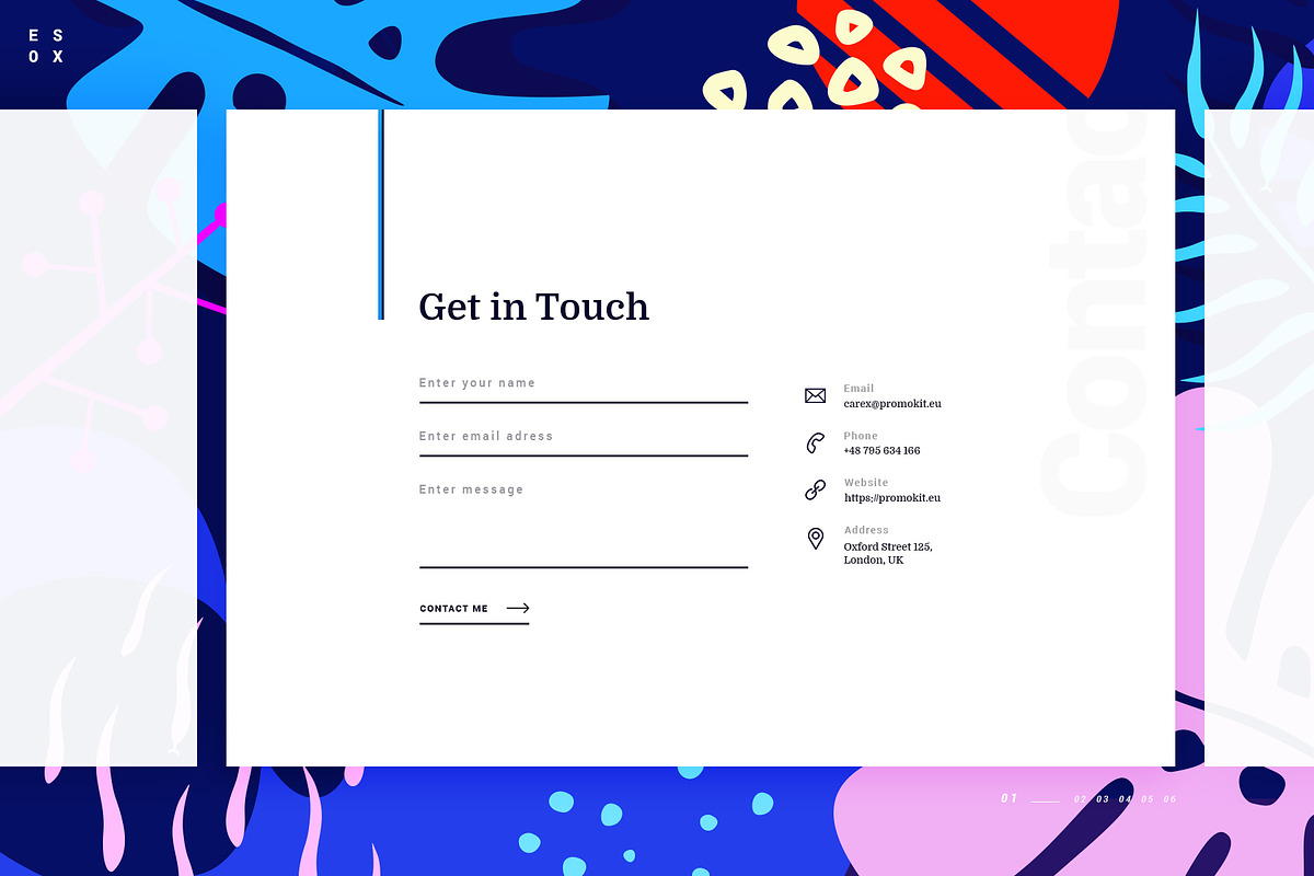 Esox - CV / Resume / vCard - PSD in Website Templates - product preview 17