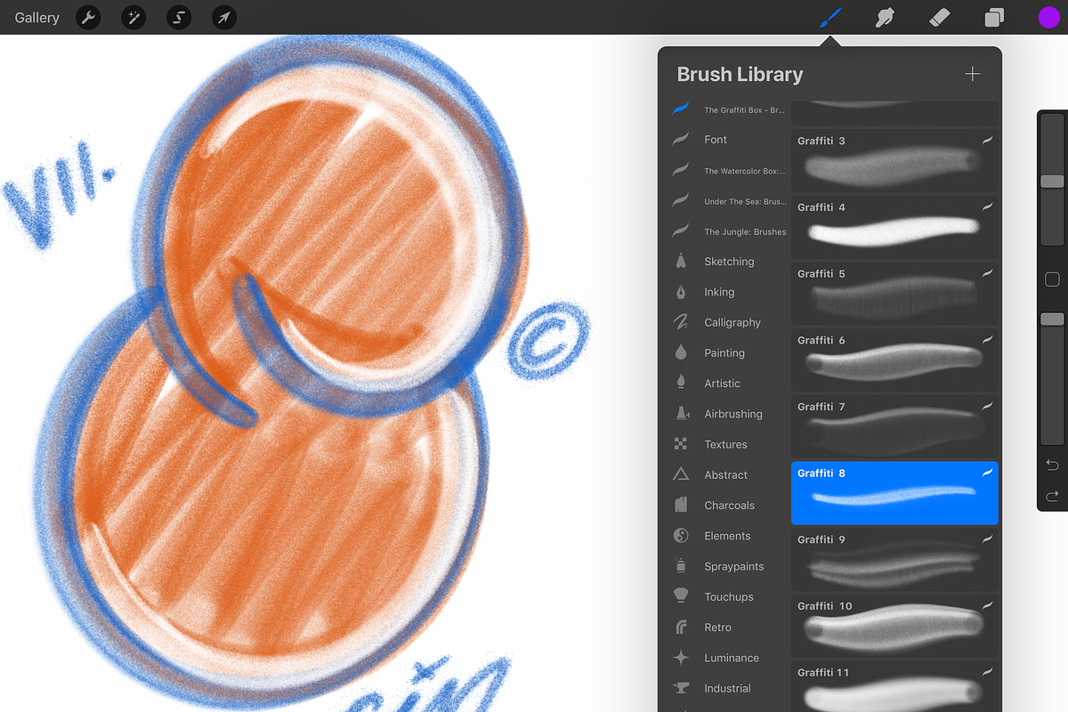 The Graffiti Box: Procreate Brushes in Photoshop Brushes - product preview 6