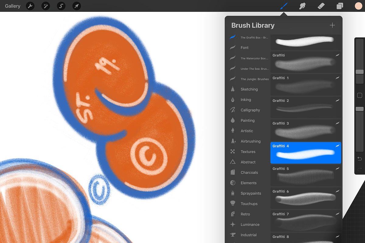 The Graffiti Box: Procreate Brushes in Photoshop Brushes - product preview 7