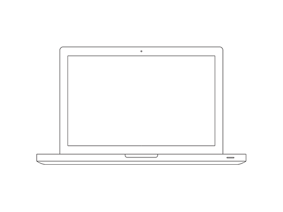 MacBook Pro Linear Wireframe ~ Graphics ~ Creative Market