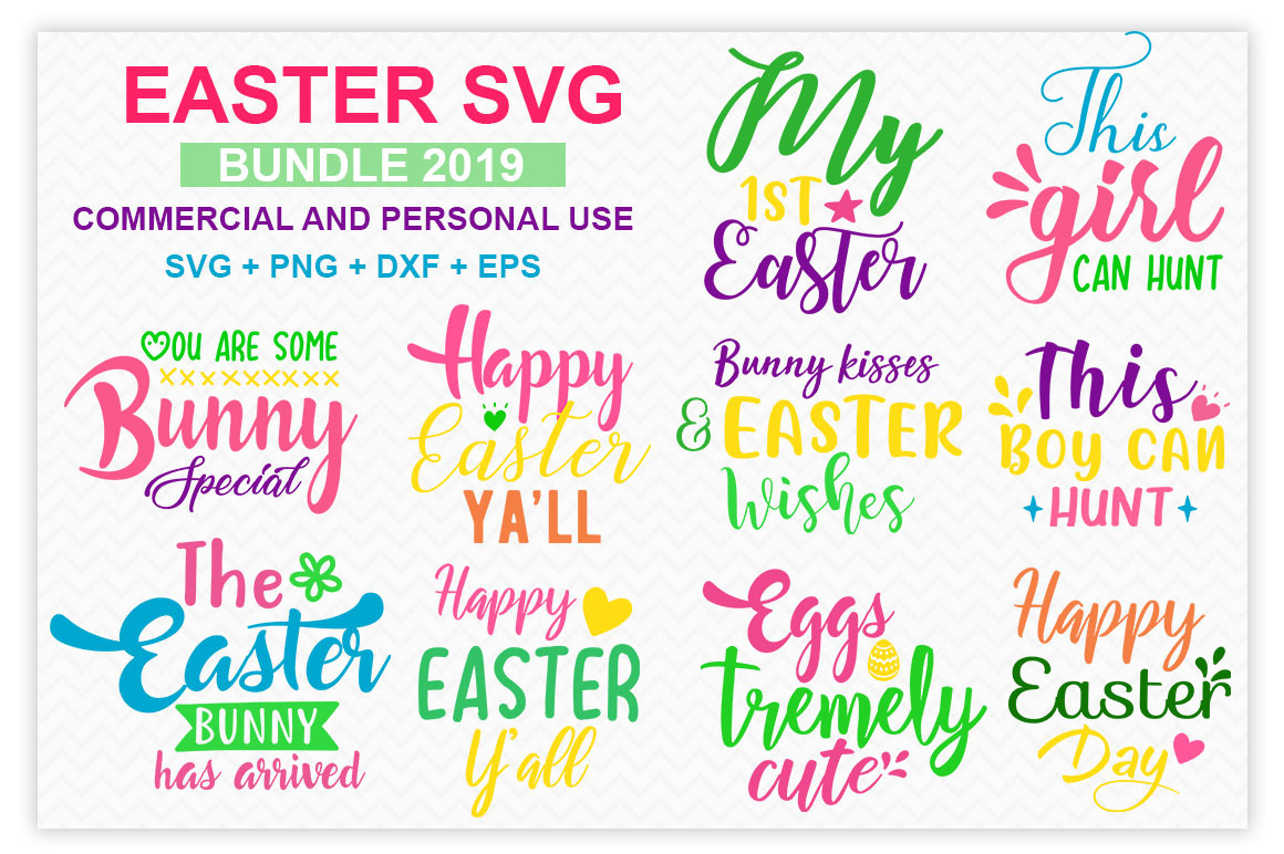 Easter SVG Tshirt Design Bundle ~ Illustrations ~ Creative 