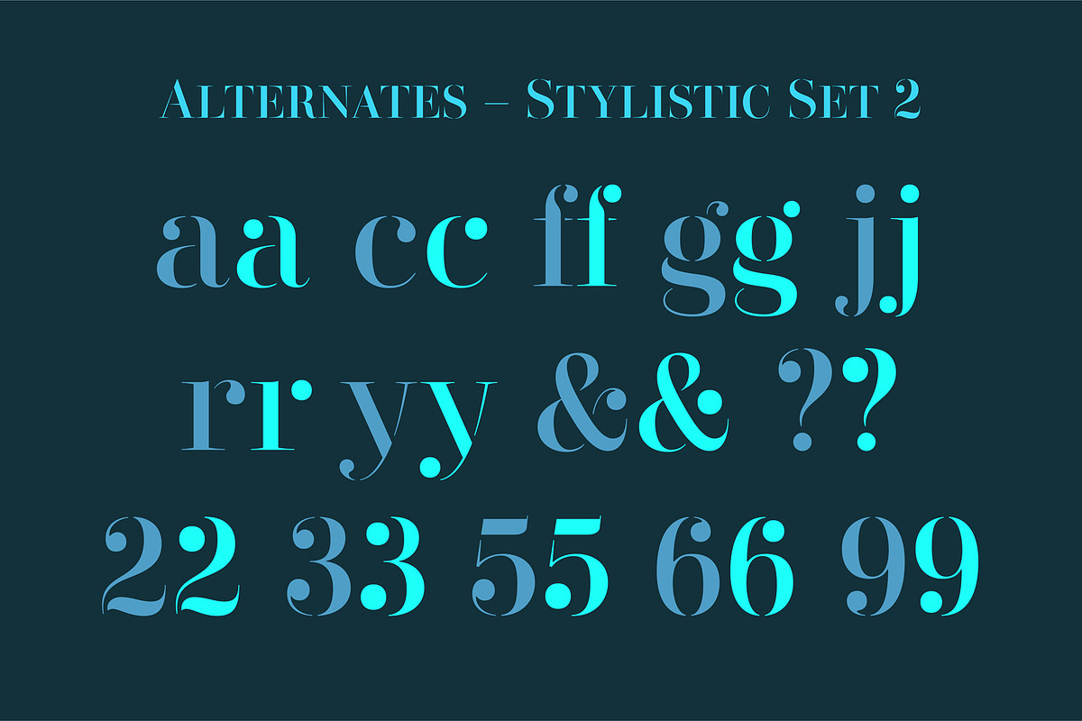 Didonesque Stencil Elegante Fonts in Serif Fonts - product preview 3