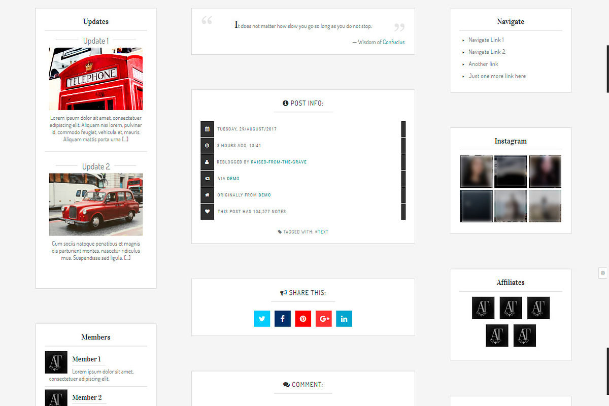London - Tumblr Theme in Tumblr Themes - product preview 3