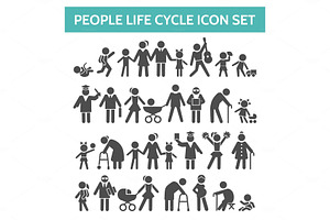 Life stage ~ Icons ~ Creative Market
