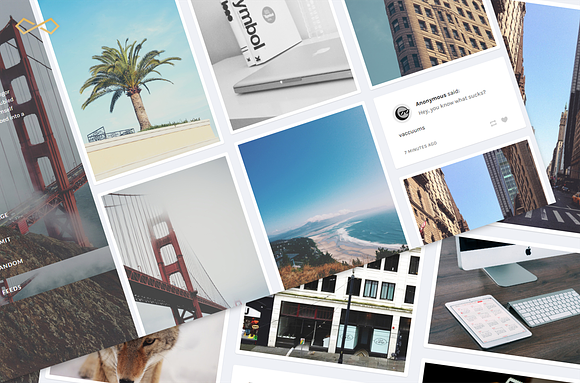 Coast - Minimal Grid Tumblr Theme in Tumblr Themes - product preview 1