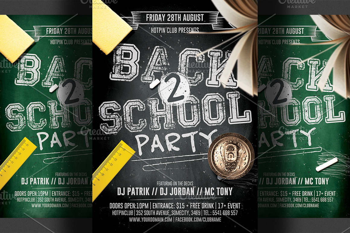 Back To School Flyer Template 2 Flyer Templates