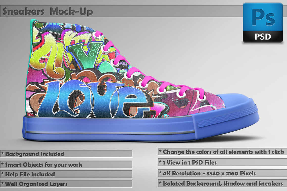 Download Sneakers Shoes Mockup ~ Product Mockups ~ Creative Market