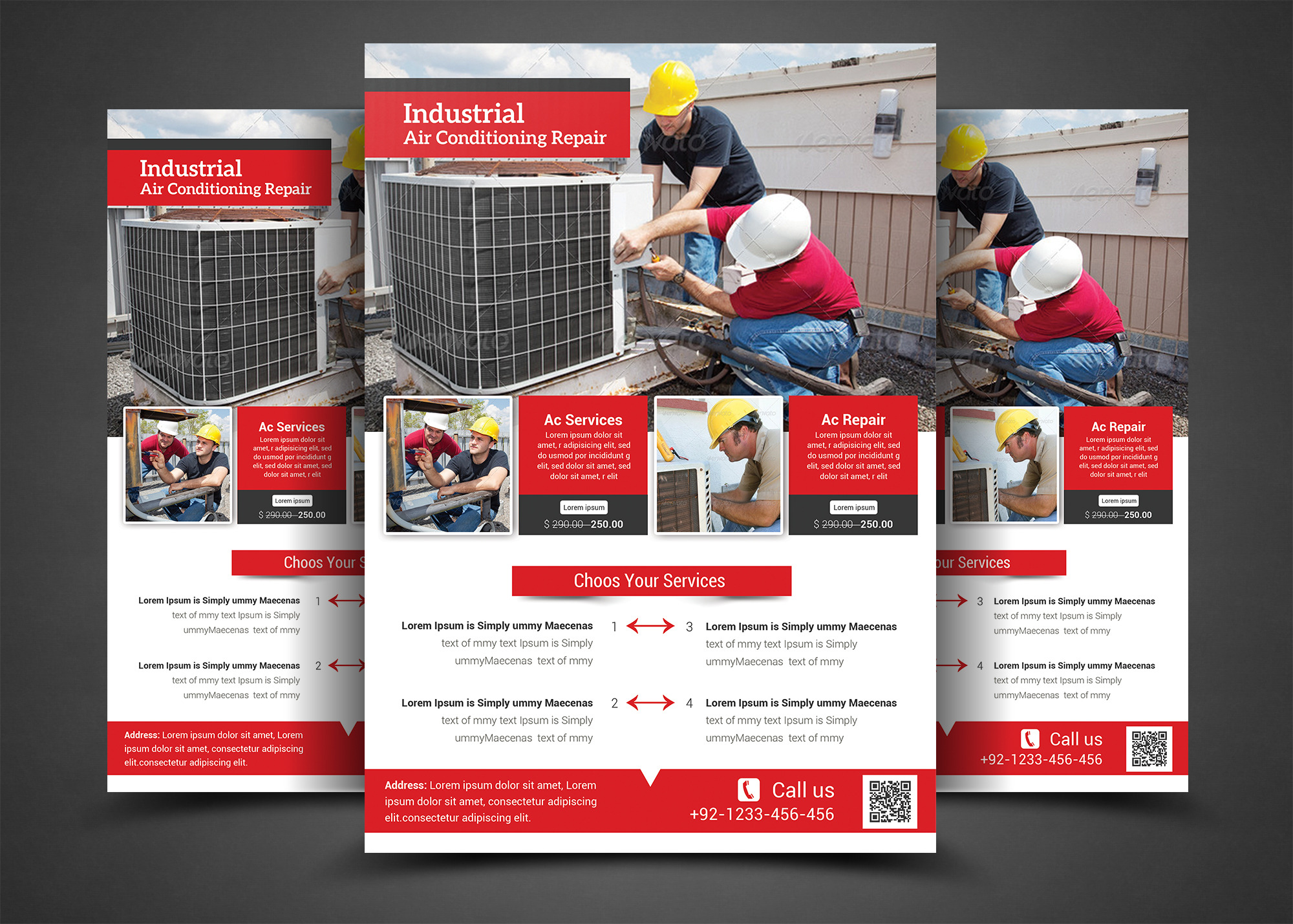 Air Conditioning Repair Flyer ~ Flyer Templates ~ Creative 
