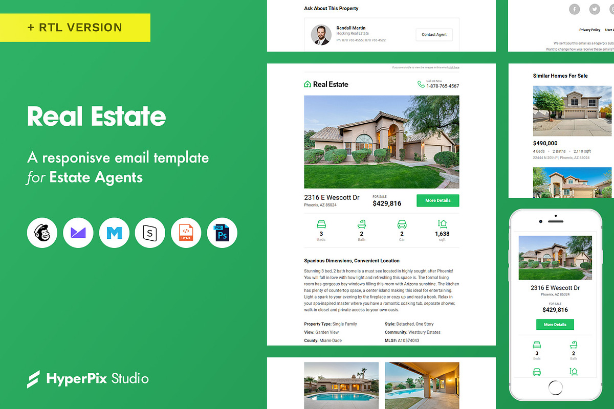 Real Estate Email Template in Email Templates