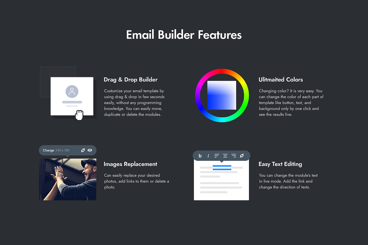Weekly Digest Email Template in Email Templates - product preview 1