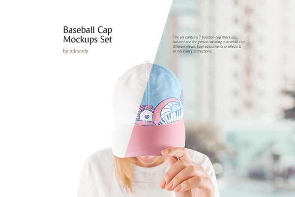 Download Baseball Cap Mockups Set PSD Template - Free 751607+ PSD ...