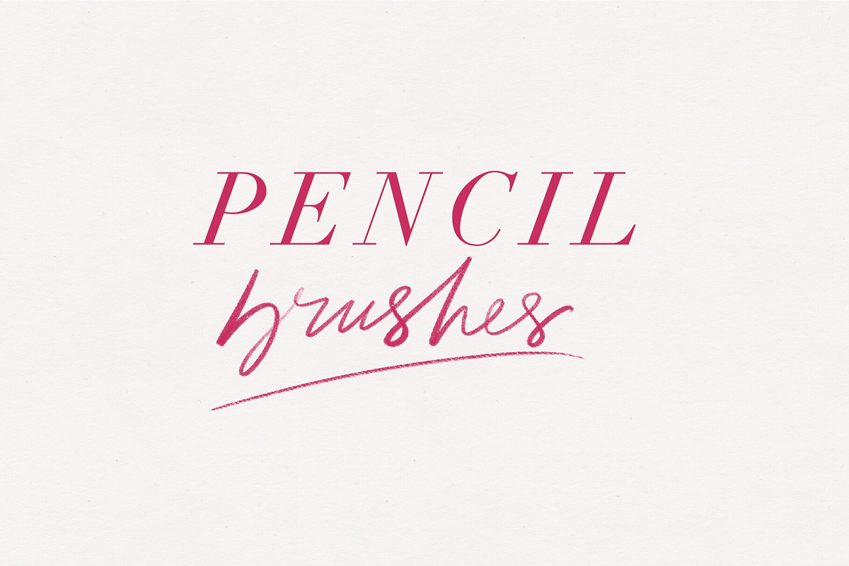Pencil Procreate Brushes + Neon in Photoshop Brushes