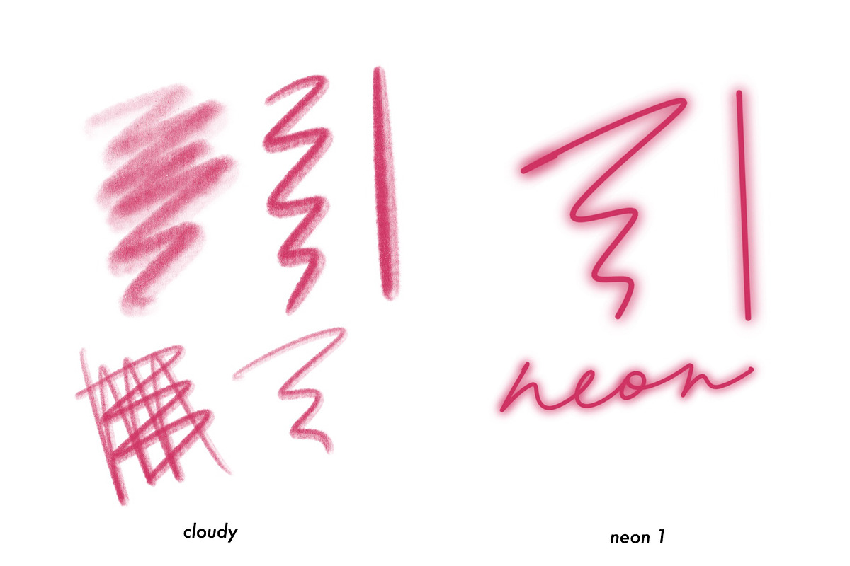 Pencil Procreate Brushes + Neon in Photoshop Brushes - product preview 6