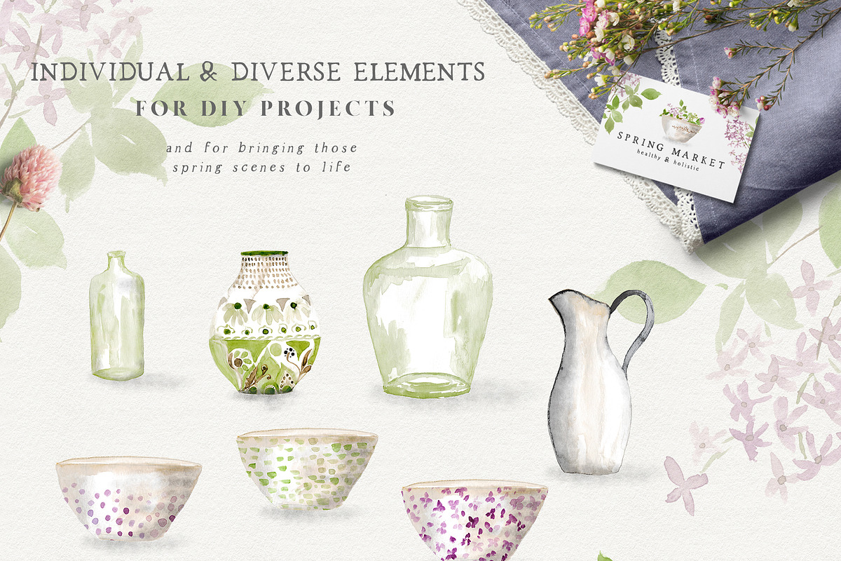 Festive Spring Scene Creator  in Objects - product preview 4