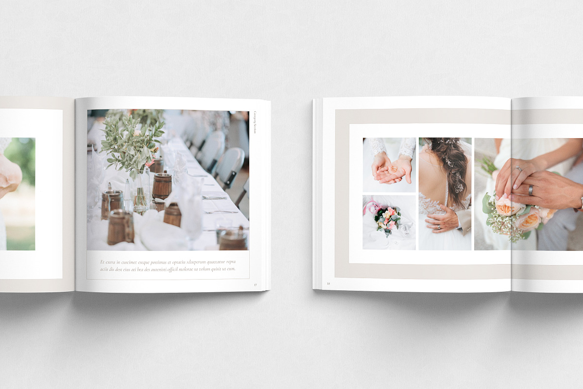 Wedding Theme Photo Book in Brochure Templates - product preview 4