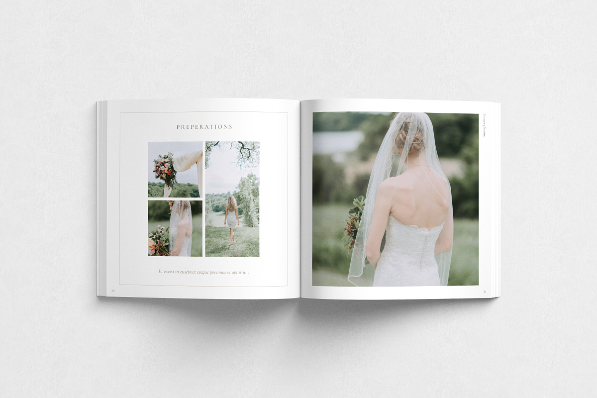 Wedding Theme Photo Book in Brochure Templates - product preview 5