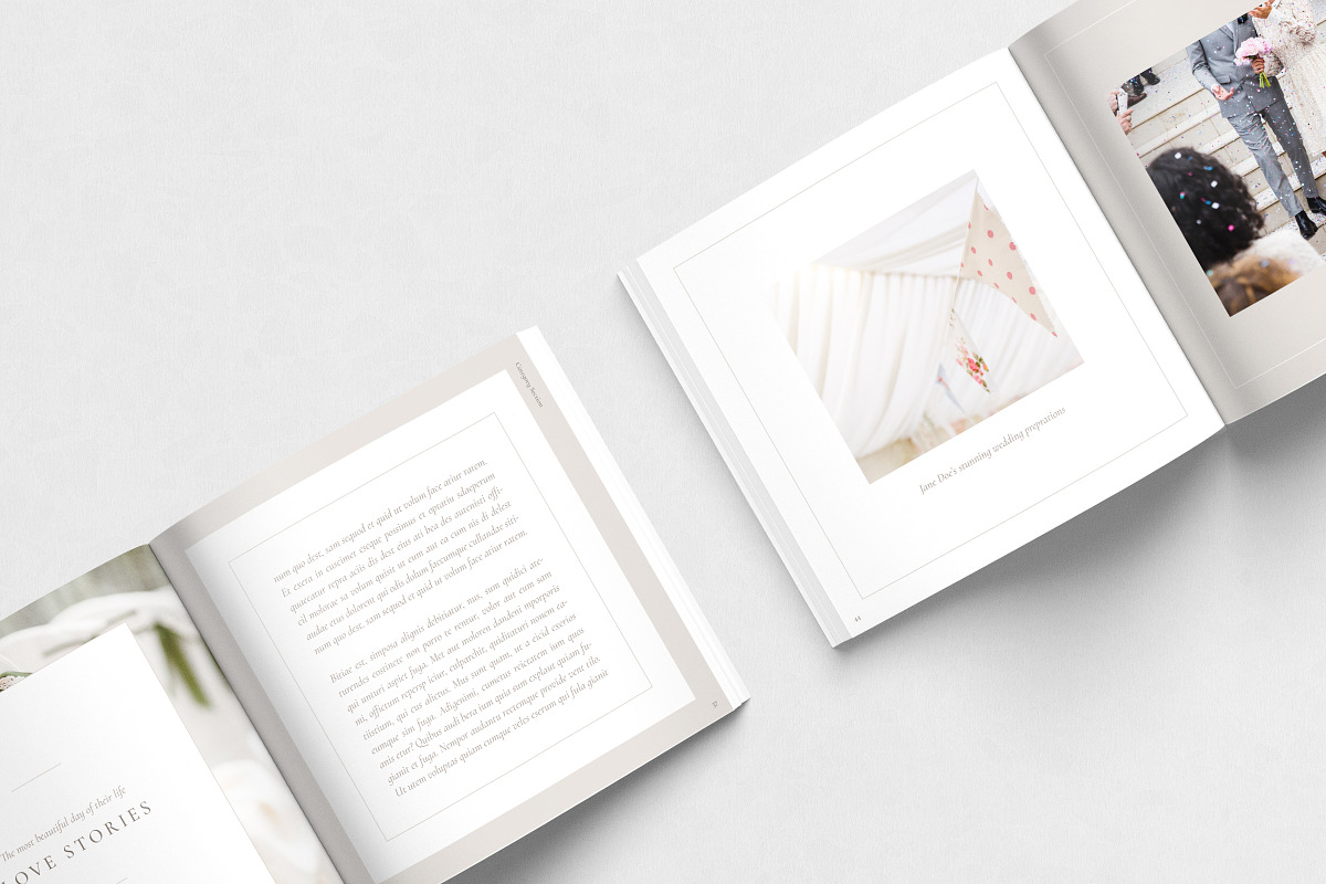 Wedding Theme Photo Book in Brochure Templates - product preview 6