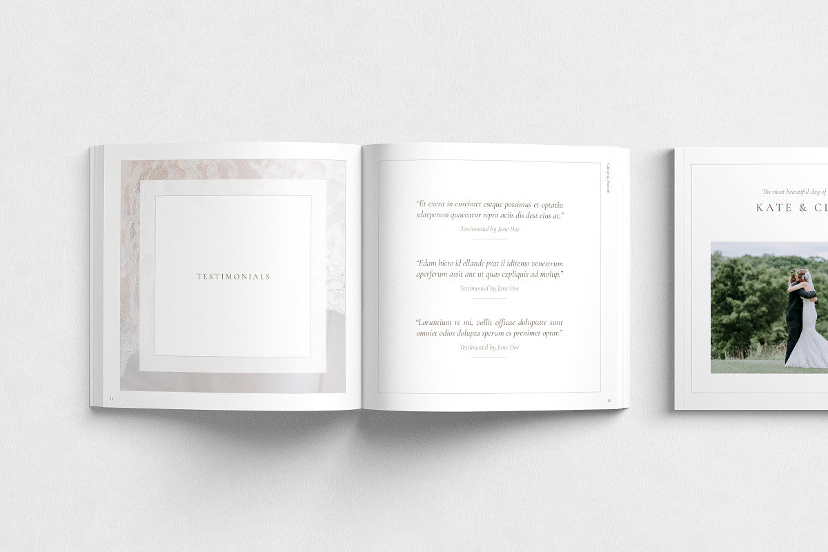 Wedding Theme Photo Book in Brochure Templates - product preview 7
