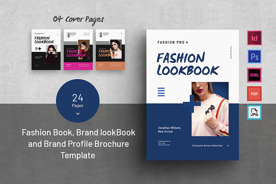 Fashion And Brand LookBook in Brochure Templates