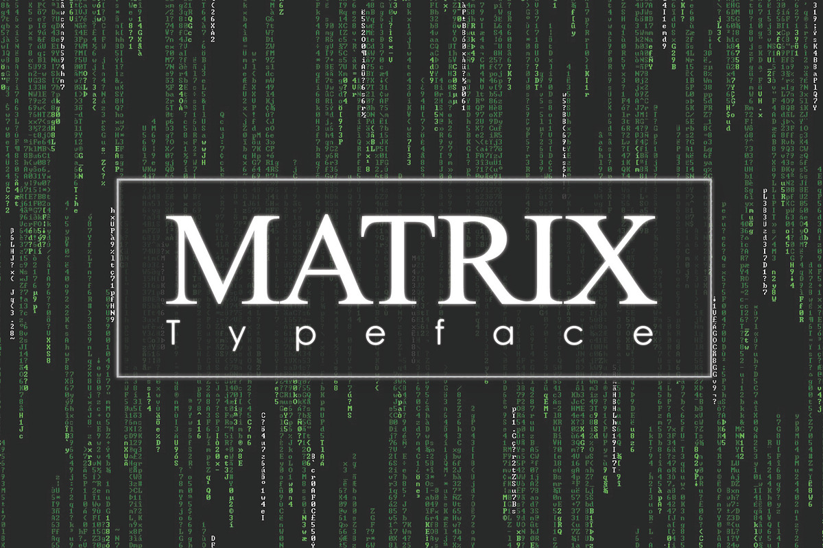 MATRIX Symbols Typeface in Symbol Fonts