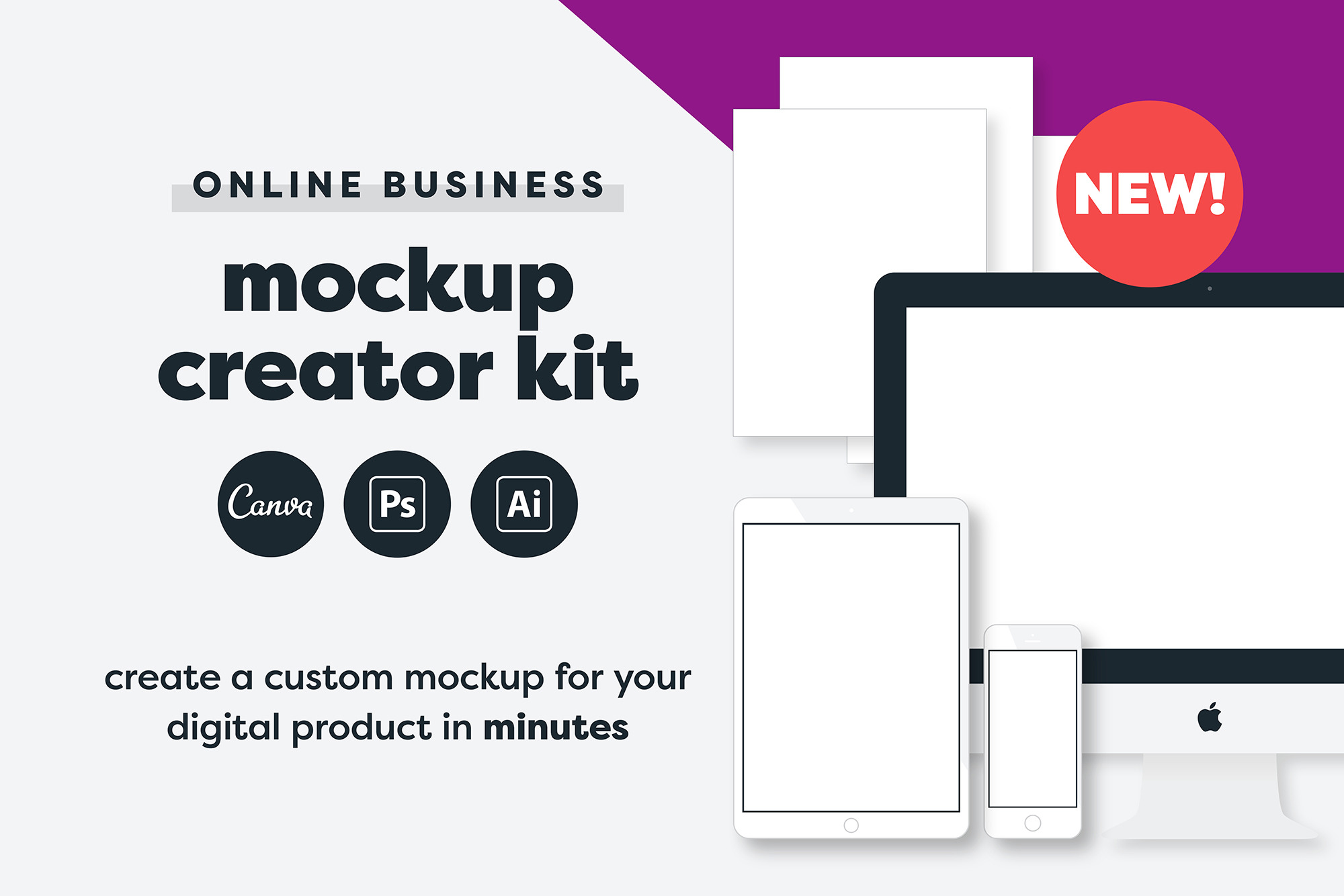 Download Mockup Creator Kit ~ Scene Creator Mockups ~ Creative Market