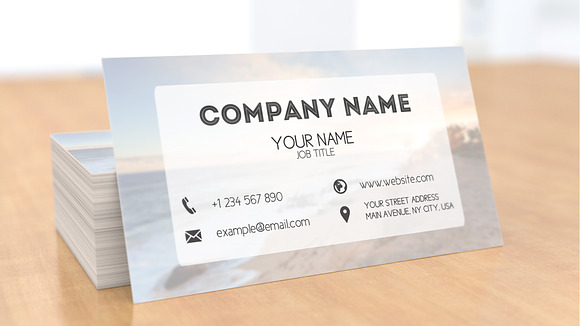Multipurpose business card in Business Card Templates - product preview 1