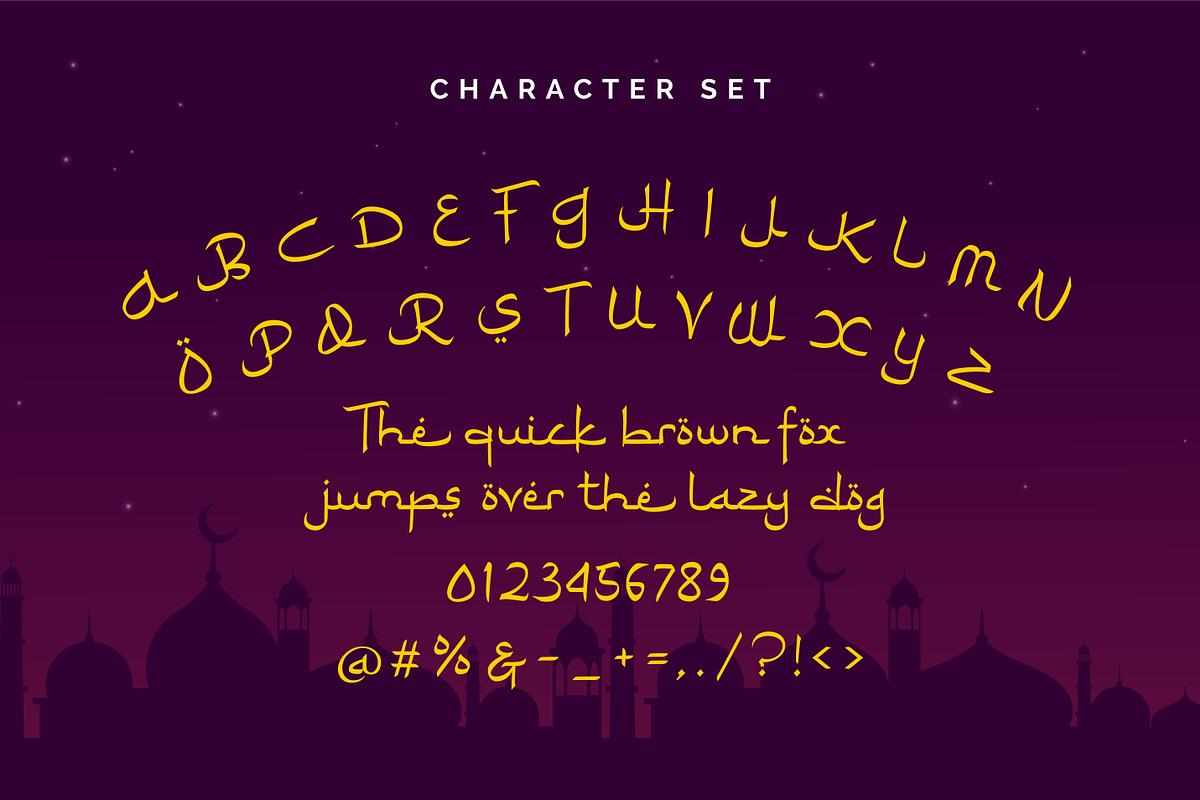 Ramadhan Karim - Arabic Fauxlang in Non Western Fonts - product preview 1