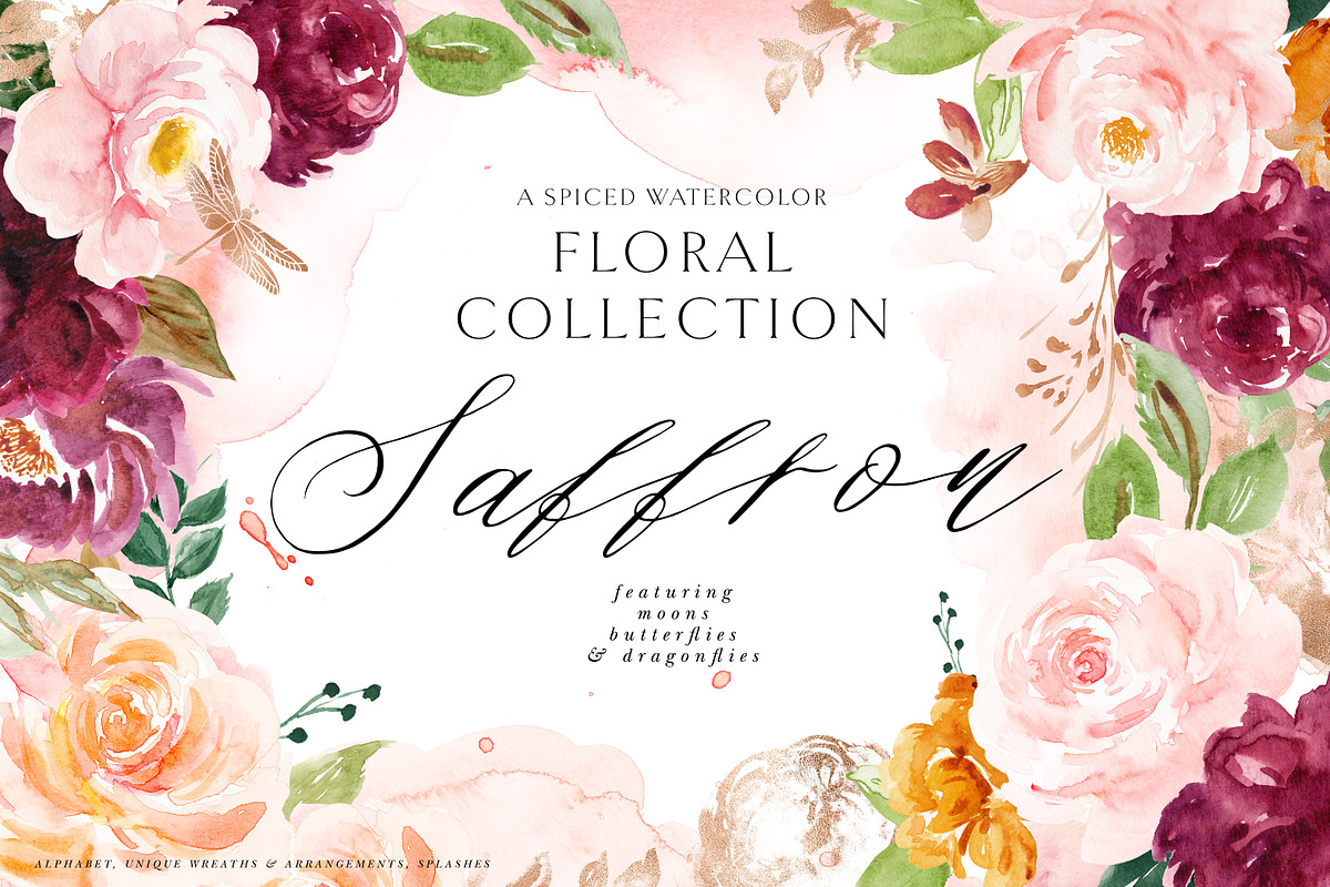Floral Creation - Watercolor Bundle in Illustrations - product preview 7