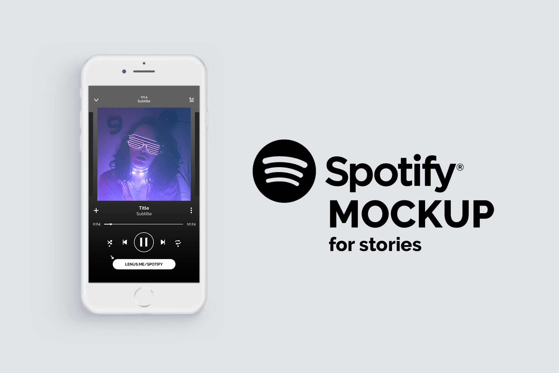 Download Spotify Mockup for Instagram Stories ~ Scene Creator ...
