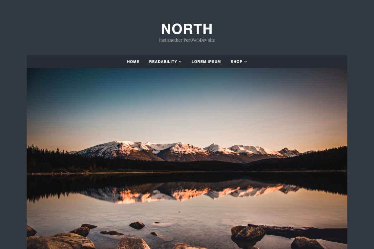 North in WordPress Blog Themes - product preview 1