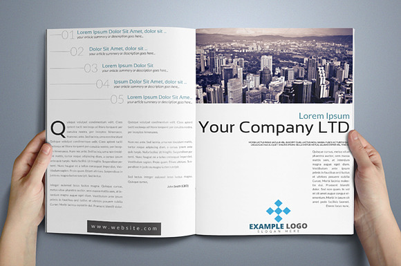 Creative A5 Brochure Template in Brochure Templates - product preview 1