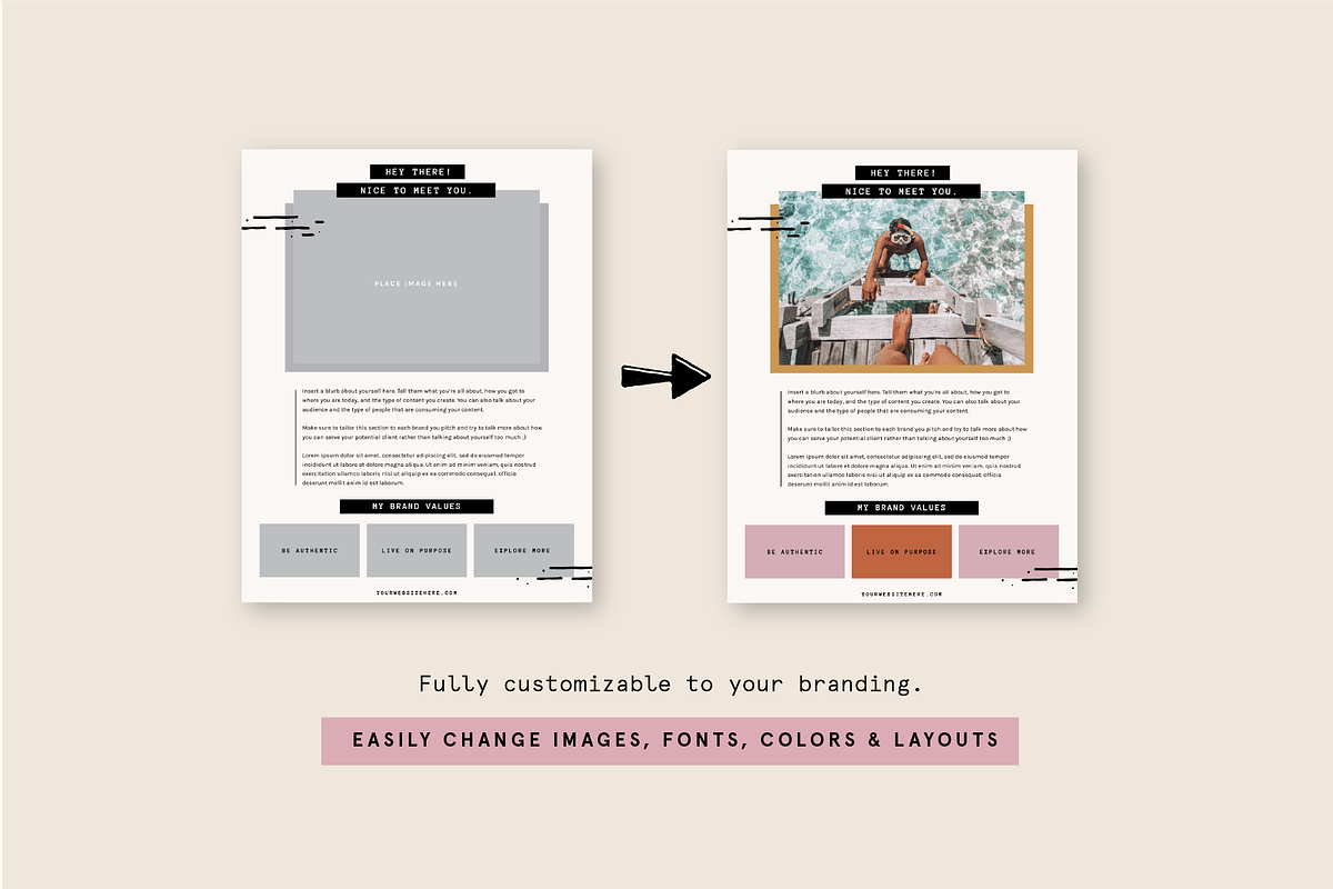 Media Kit / Press Kit Template in Brochure Templates - product preview 2