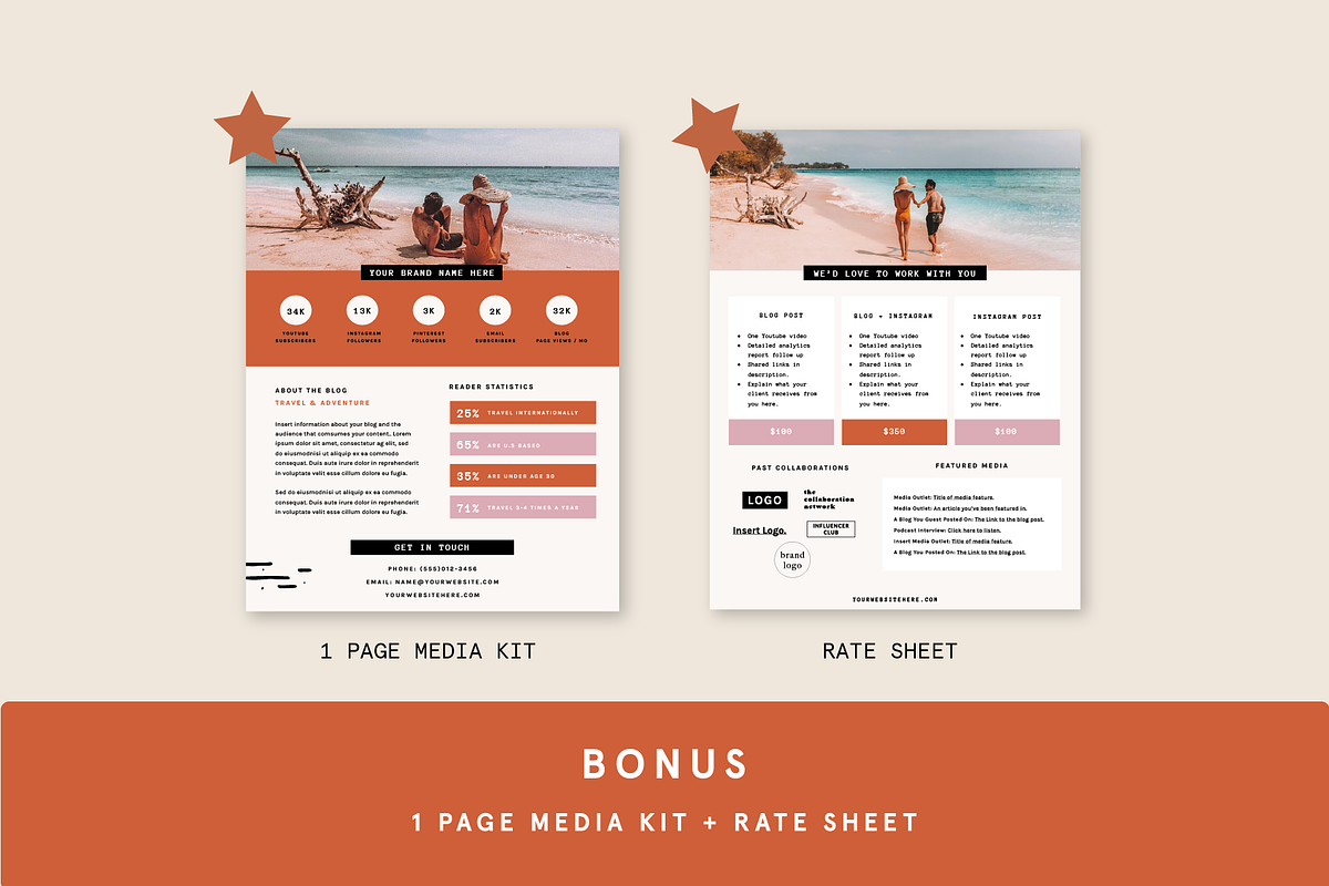 Media Kit / Press Kit Template in Brochure Templates - product preview 6