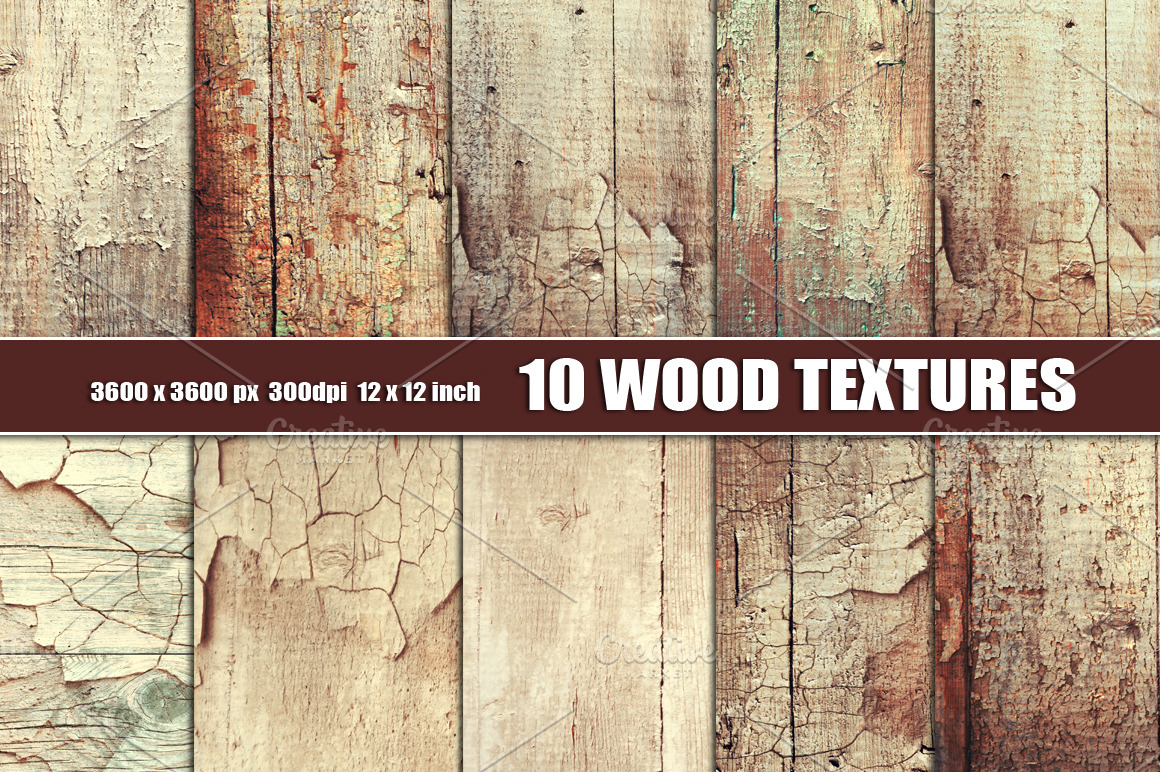 Distressed painted wood texture ~ Textures ~ Creative Market